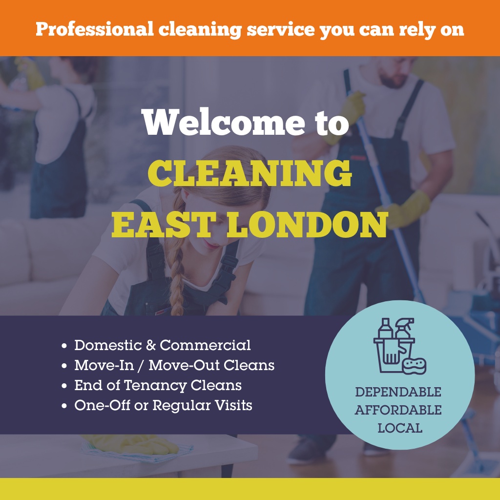 Cleaning East London cleaner wiping down a kitchen worktop in a flat in the E postcode area